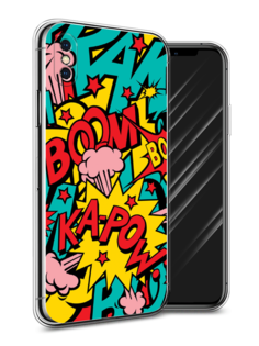 Чехол Awog на Apple iPhone XS Max (10S Max) / Айфон XS Max (10S Max) "Постер pop art"