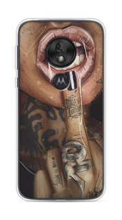 Чехол Awog на Motorola Moto G7 Play / Моторола Мото G7 Play "Девушка с татуировками"