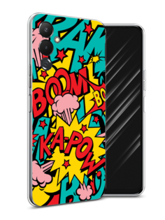 Чехол Awog на Tecno Pova 4 / Текно Пова 4 "Постер pop art"