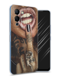 Чехол Awog на Infinix Note 12 G96 "Девушка с татуировками"