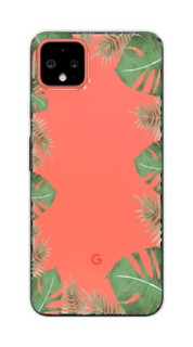 Чехол Awog на Google Pixel 4 XL "Листья папоротника рамка"