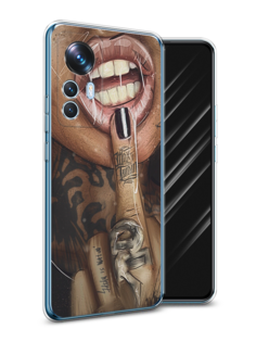 Чехол Awog на Xiaomi 12T / Сяоми 12T "Девушка с татуировками"