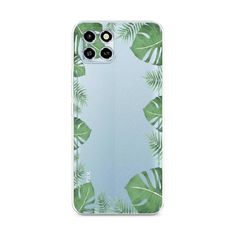Чехол Awog на Infinix Smart 6 HD "Листья папоротника рамка"