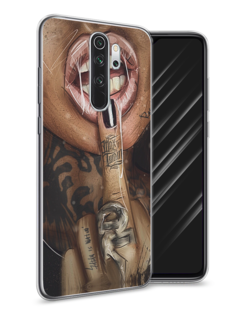 Чехол Awog на Xiaomi Redmi Note 8 Pro "Девушка с татуировками"