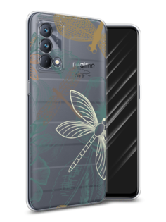 Чехол Awog на Realme GT Master Edition "Тени стрекоз"