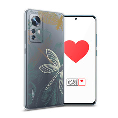 Силиконовый чехол Awog "Тени стрекоз" для Xiaomi 12