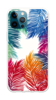 Чехол Awog на Apple iPhone 12 Pro Max / Айфон 12 Pro Max "Рамка из перьев"
