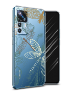 Чехол Awog на Xiaomi 12T / Сяоми 12T "Тени стрекоз"