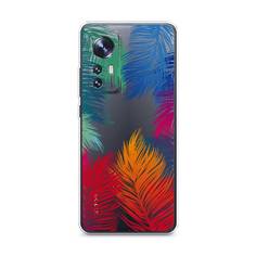 Чехол Awog на Xiaomi 12S "Рамка из перьев"