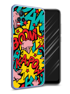 Чехол Awog на Vivo V21e "Постер pop art"