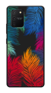 Чехол Awog на Samsung Galaxy S10 Lite / Самсунг S10 Lite "Рамка из перьев"