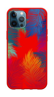 Чехол Awog на Apple iPhone 12 Pro Max / Айфон 12 Pro Max "Рамка из перьев"