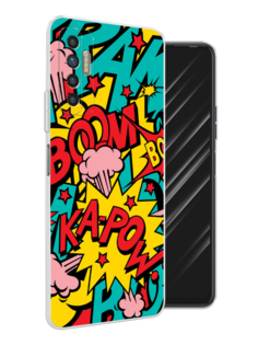 Чехол Awog на Tecno Camon 17P "Постер pop art"