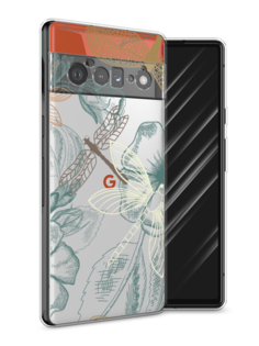 Чехол Awog на Google Pixel 6 Pro "Тени стрекоз"