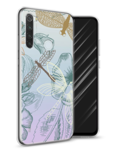 Чехол Awog на Xiaomi Redmi Note 8T "Тени стрекоз"