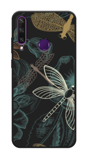 Чехол Awog на Huawei Y6p "Тени стрекоз"