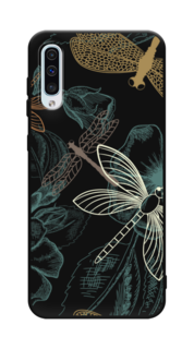 Чехол Awog на Samsung Galaxy A30s/A50 "Тени стрекоз"