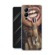 Чехол Awog на Vivo V25 Pro 5G "Девушка с татуировками"