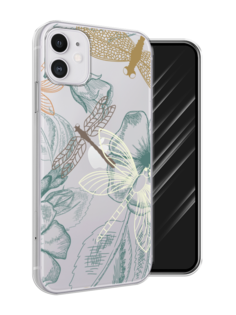Чехол Awog на Apple iPhone 11 / Айфон 11 "Тени стрекоз"