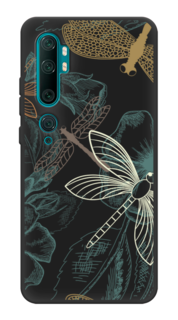 Чехол Awog на Xiaomi Mi Note 10/Mi Note 10 Pro "Тени стрекоз"