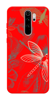 Чехол Awog на Xiaomi Redmi Note 8 Pro "Тени стрекоз"