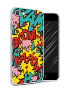 Чехол Awog на Apple iPhone SE 2020 / Айфон SE 2020 "Постер pop art"