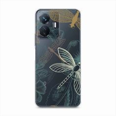 Чехол Awog на Vivo Y77e "Тени стрекоз"