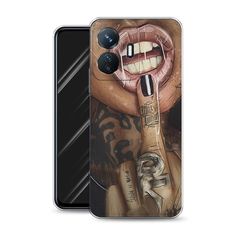 Чехол Awog на Vivo Y77e "Девушка с татуировками"