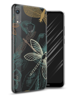 Чехол Awog на Honor 8A (8A Pro/Prime) "Тени стрекоз"