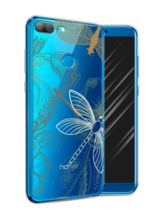 Чехол Awog на Honor 9 Lite "Тени стрекоз"