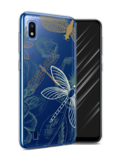 Чехол Awog на Samsung Galaxy A10 "Тени стрекоз"