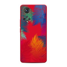 Чехол Awog на Honor 50/Nova 9 "Рамка из перьев"