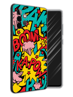 Чехол Awog на Samsung Galaxy A72 / Самсунг A72 "Постер pop art"