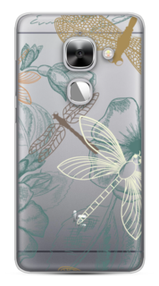 Чехол Awog на LeEco Le Max 2 / Лееко Ле Макс 2 "Тени стрекоз"