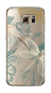 Чехол Awog на Samsung Galaxy S6 "Тени стрекоз"
