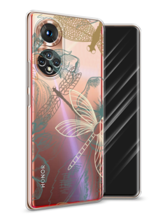 Чехол Awog на Honor 50 "Тени стрекоз"