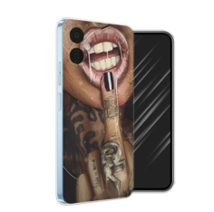 Чехол Awog на Tecno Camon 19 Neo "Девушка с татуировками"