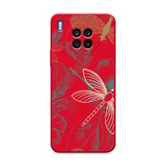 Чехол Awog на Huawei Nova 8i/Honor 50 lite "Тени стрекоз"