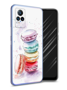Чехол Awog на Vivo V21e "Пирамидка макарони 2"