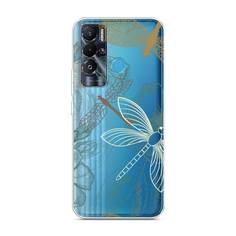 Чехол Awog на Tecno Pova Neo "Тени стрекоз"