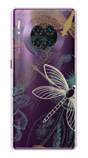 Чехол Awog на Huawei Mate 30 Pro "Тени стрекоз"