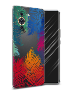 Чехол Awog на Huawei Nova 10 Pro "Рамка из перьев"