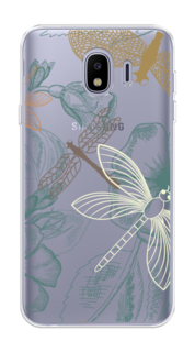 Чехол Awog на Samsung Galaxy J4 "Тени стрекоз"