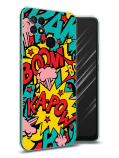 Чехол Awog на Xiaomi Redmi 10C "Постер pop art"