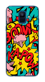 Чехол Awog на Samsung Galaxy A6 "Постер pop art"