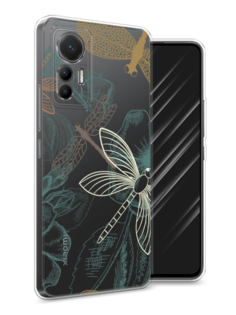 Чехол Awog на Xiaomi 12 Lite "Тени стрекоз"