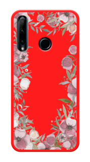 Чехол Awog на Honor 10i/20 lite 2019/P Smart Plus 2019 "Розовая цветочная рамка"