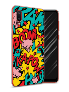 Чехол Awog на Samsung Galaxy A02 / Самсунг A02 "Постер pop art"
