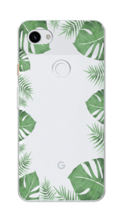 Чехол Awog на Google Pixel 3A XL "Листья папоротника рамка"