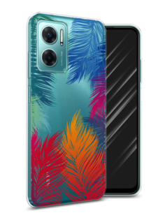 Чехол Awog на Xiaomi Redmi 10 5G "Рамка из перьев"